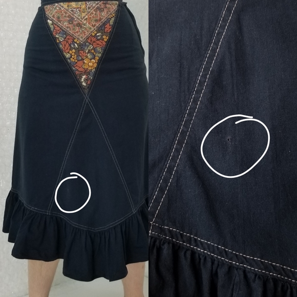 1970s Young Edwardian hippie vest & skirt - Picture 12 of 16